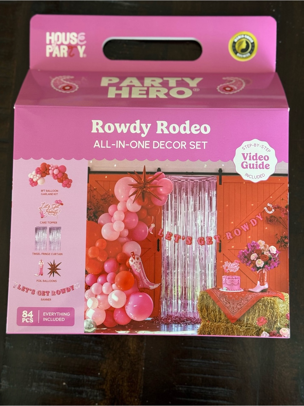 Rowdy Rodeo All-in-One Decor Set - Pink